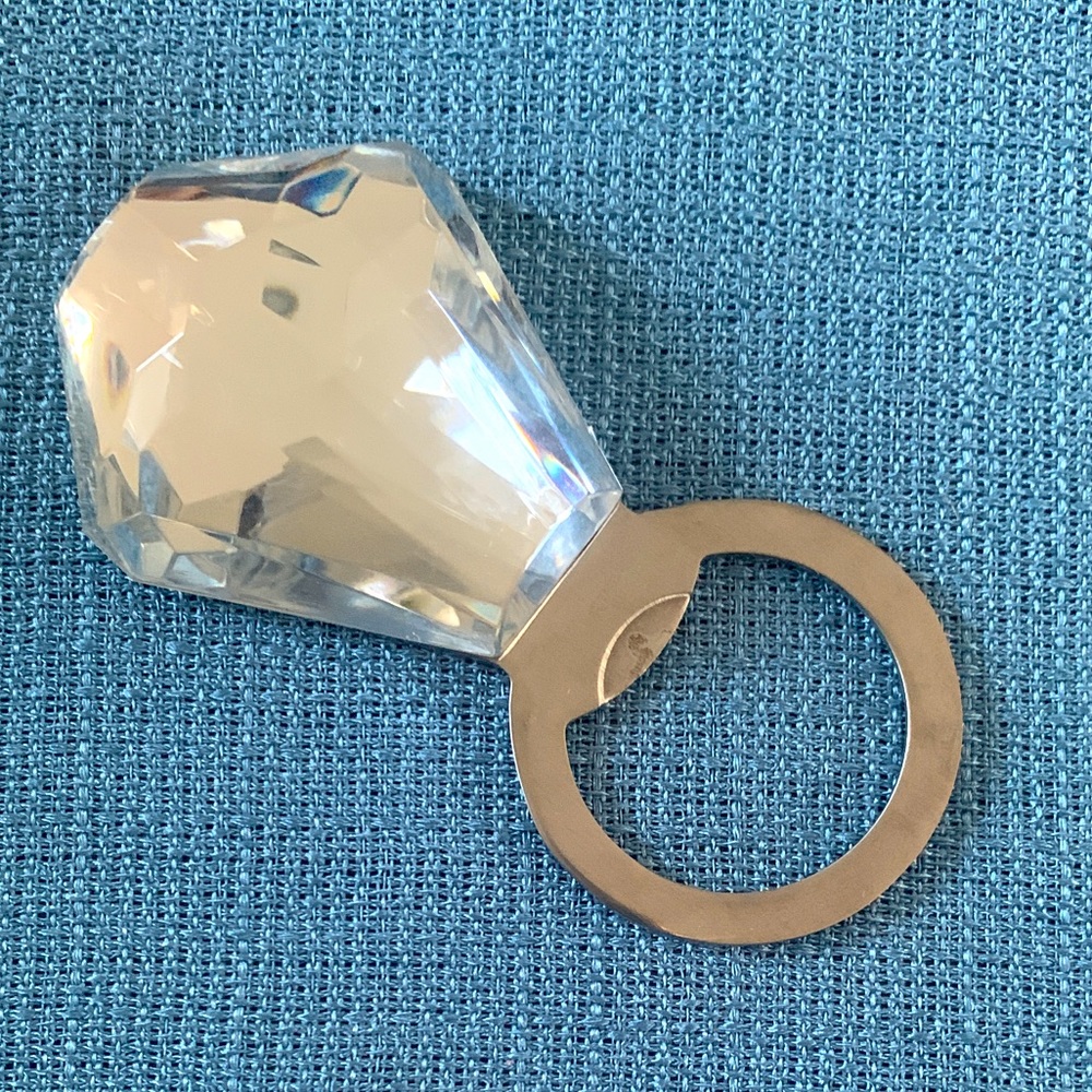 WINK Diamond "Ring Pop" CRYSTAL BOTTLE OPENER